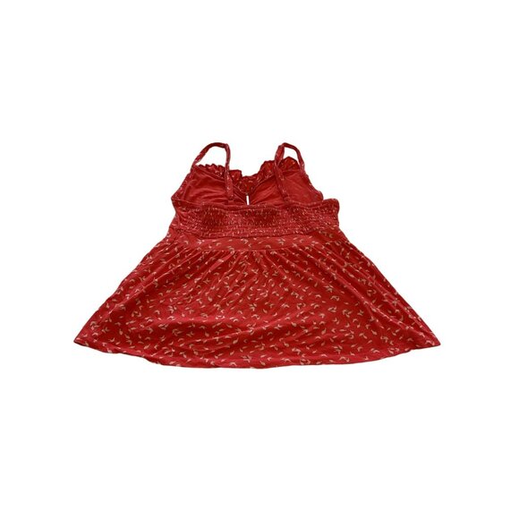Torrid Womens Red Bird Print Sleeveless Top Size 1 - Picture 6 of 6